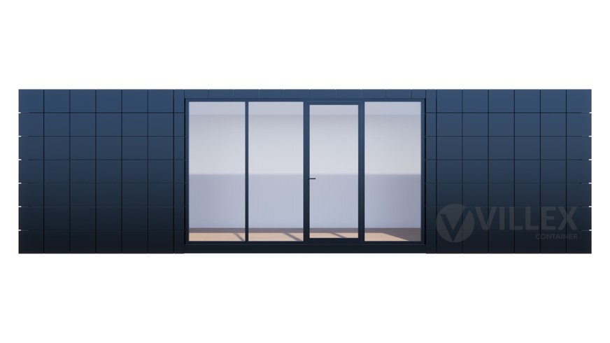 Bürocontainer Villex Giant Block-Line Black 2.0 GIABLB2.0