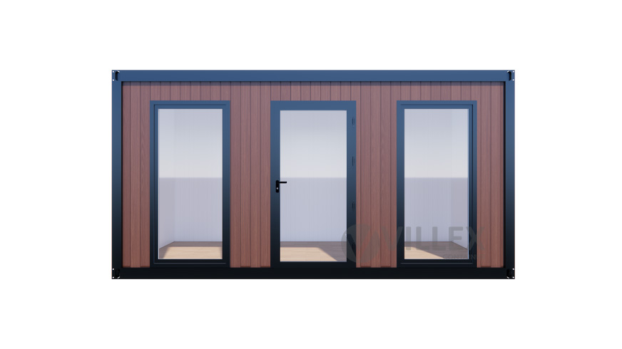 Bürocontainer Villex Medium Wood Pavillon 2.0 MEDWP2.0