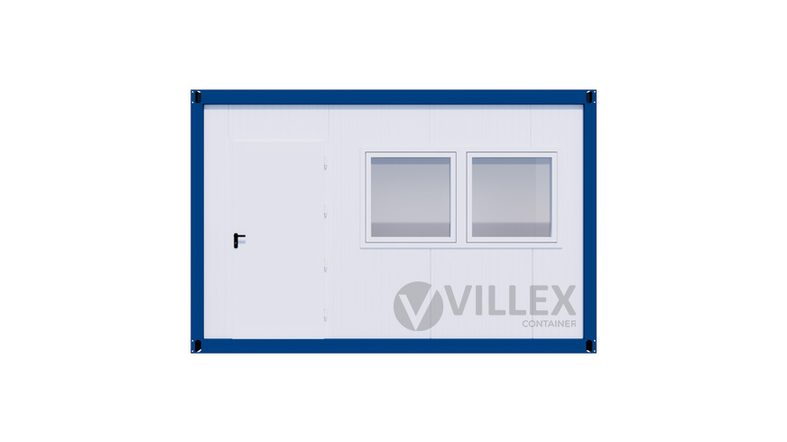 Bürocontainer Villex Mini Cube Color Line Blue 2.0 MINCCLB2.0