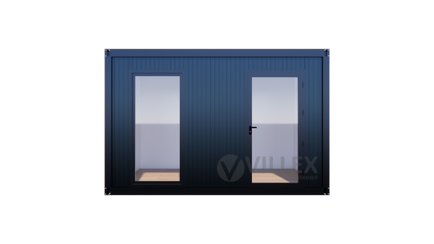 Bürocontainer Villex Mini Cube Vertikal Nero 1.0 MINCVN1.0