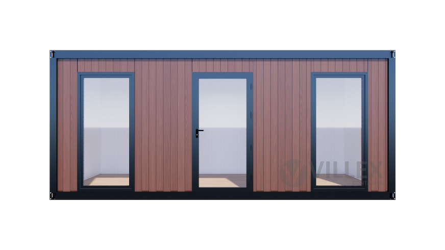 Bürocontainer Villex Standard Wood Pavillon 2.0 STDWP2.0