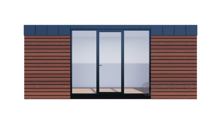 Bürocontainer Villex Standard Wood Pavillon 3.0 STDWP3.0
