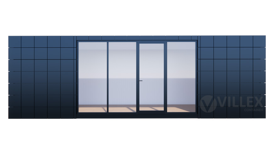 Bürocontainer Villex Ultra Block-Line Black 2.0 ULTBLB2.0