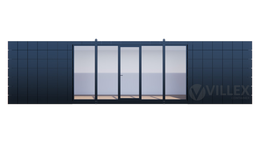 Bürocontainer Villex Ultra Giant Block-Line Black 2.0 ULTGIABLB2.0