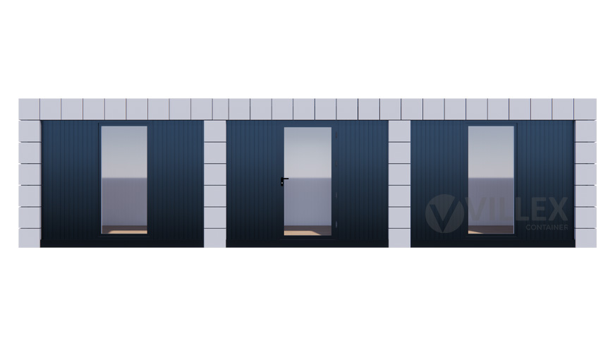 Bürocontainer Villex Ultra Giant Block-Line Grey 1.0 ULTGIABLG1.0