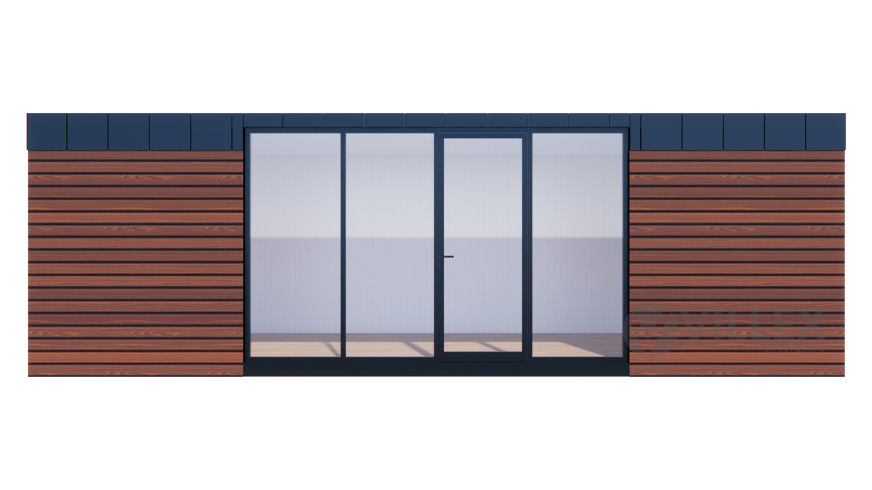 Bürocontainer Villex Ultra Wood Pavillon 3.0 ULTWP3.0