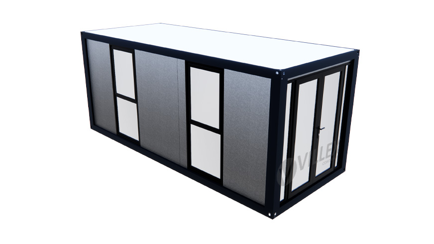 Bürocontainer Villex X-Series Black 1.0 XSERB1.0