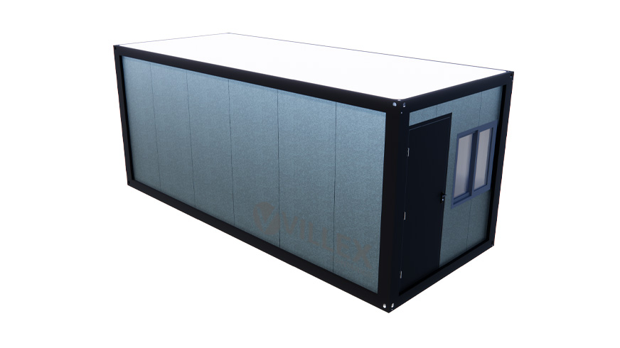 Bürocontainer Villex X-Series Black Short 1.0 XSERS1.0